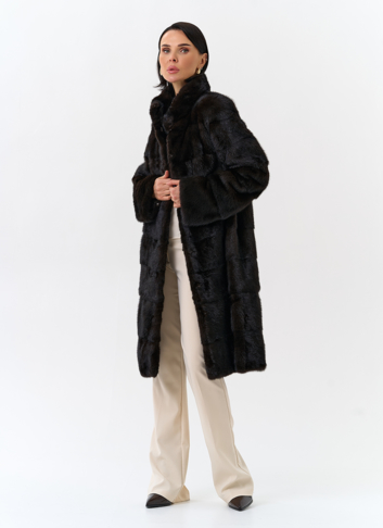 Шуба из меха норки