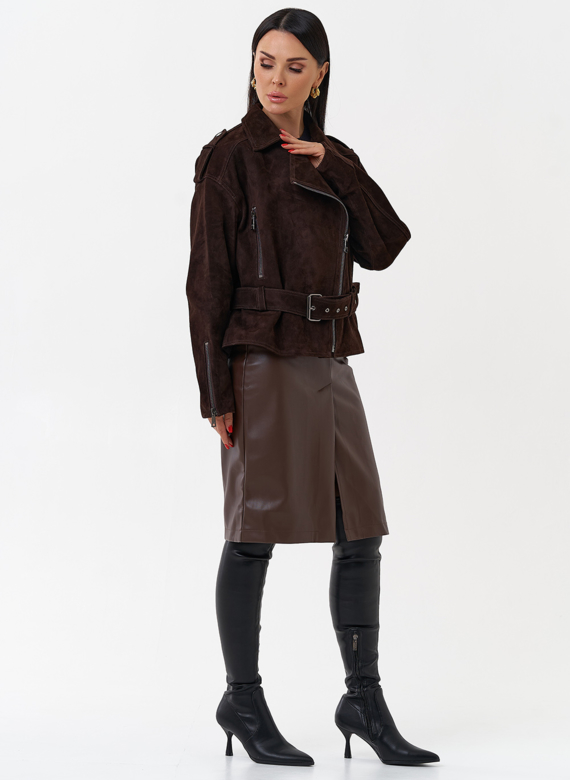 Куртка женская из замши