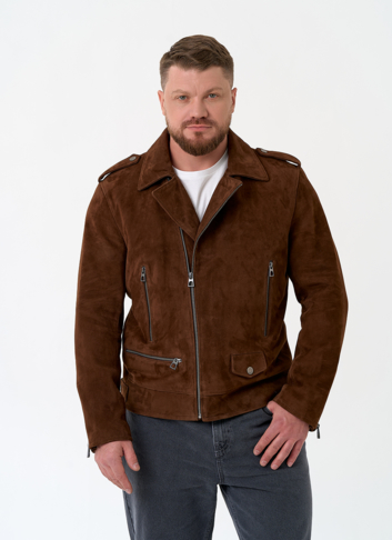 Мужская куртка из натуральной замши Мужская куртка из натуральной замши
