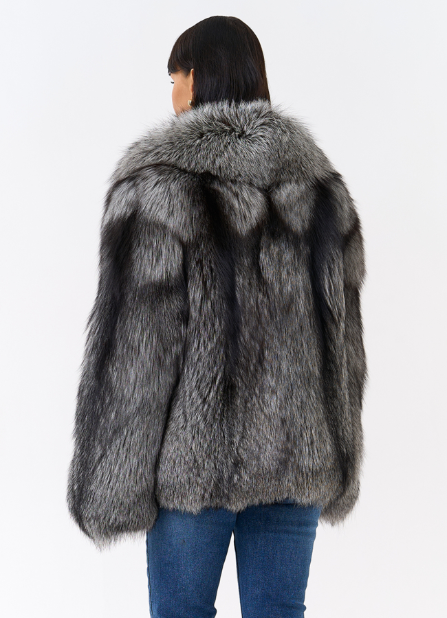 Шуба из лисы модель № 31944 в кредит