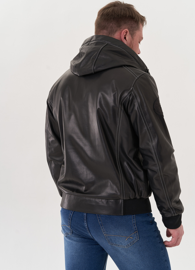 Мужская кожаная куртка 