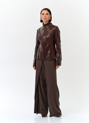 Женская куртка из натуральной кожи