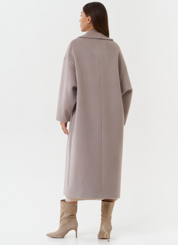 Женское двубортное пальто