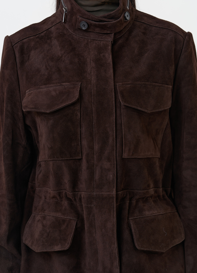 Замшевая куртка сафари модель № 29917 универмаг малина