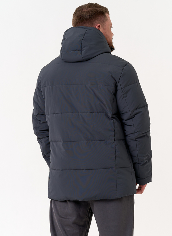Мужской пуховик с капюшоном 