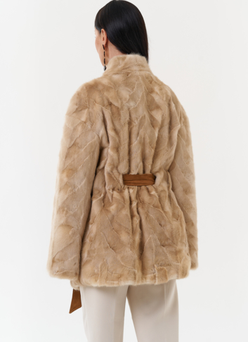 Женская шуба из скандинавской норки