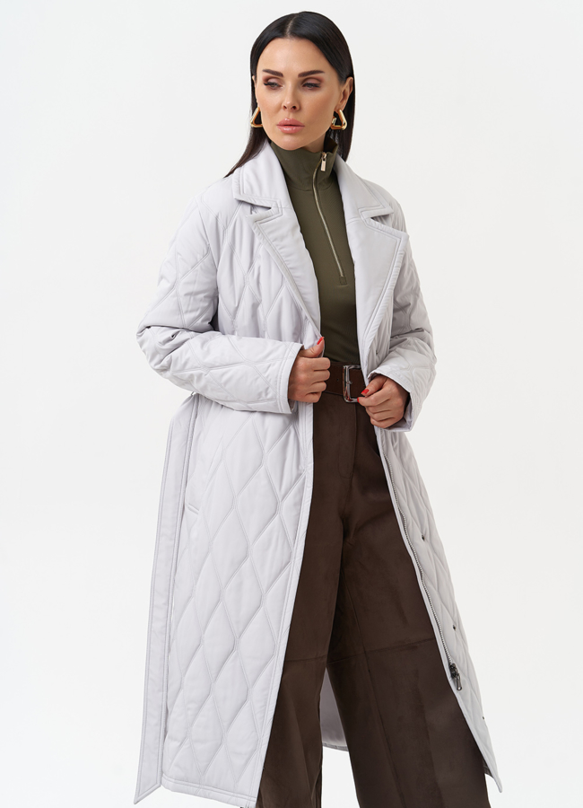 Женское утепленное пальто с английским воротником модель № 30026 универмаг малина