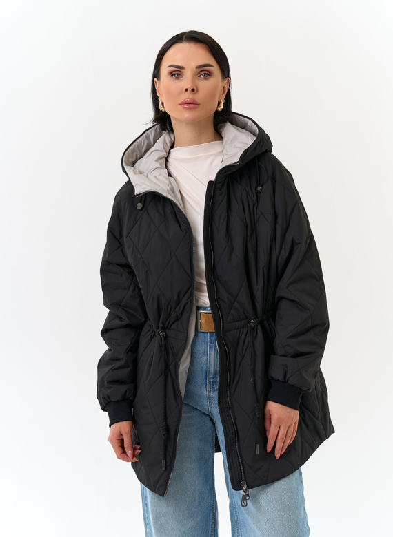 Женская куртка с капюшоном