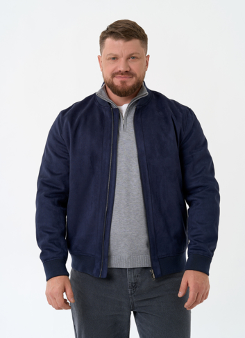 Мужская куртка бомбер из эко замши Мужская куртка бомбер из эко замши